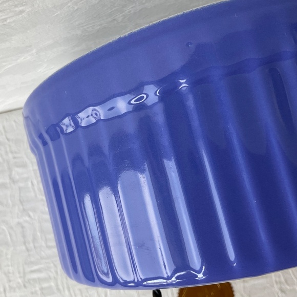 Emile Henry 8” Soufflé Dish Main Dish Size Made in France Style 6820 Blue 🇫🇷 - Picture 6 of 13